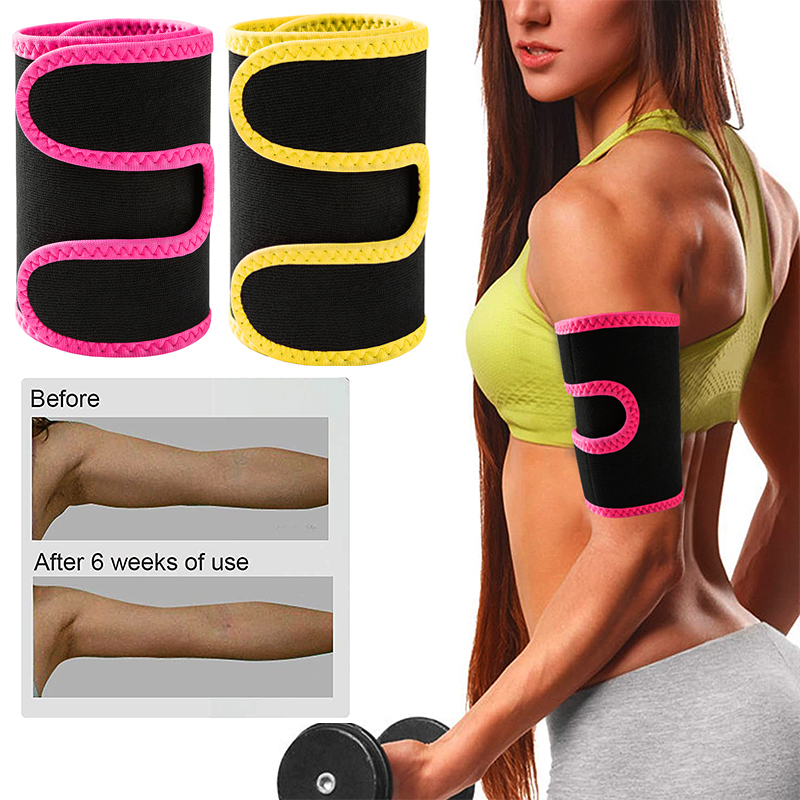 Women Upper Arm Slimming Sleeves Trimmers Wrap Sauna Weight Loss Control  Seamless Sweat Band Belt Trainer Slimmer Arm Shaper