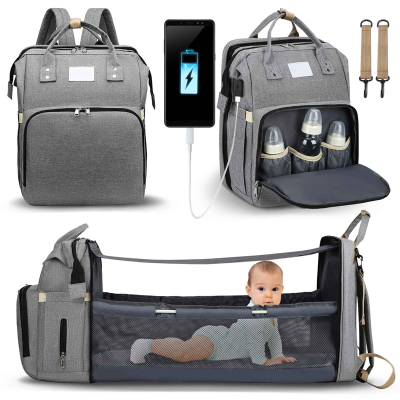 Portable Waterproof Baby Bed and Nappy Changing Bags