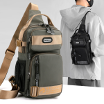 Brand Men's Multifunction Waterproof Chest Bag