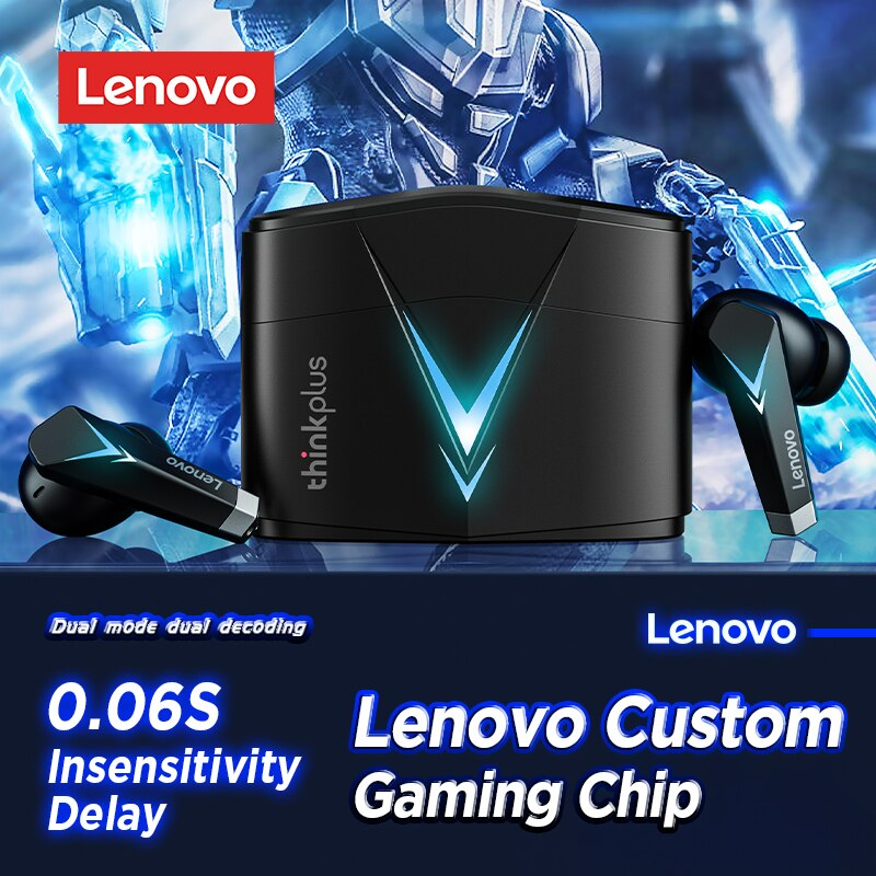 Enhance Gaming Experience: Lenovo LP6 Bluetooth 5.0 Gaming Earphones with Low Latency, HD Call, Wireless Dual Mode, Mic - Shop Now!