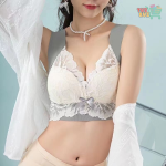 Female No Steel Ring Large Size Lace Underwear