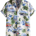 Hawaiian 3D Coconut Tree Men's Summer Beach Casual Clothing