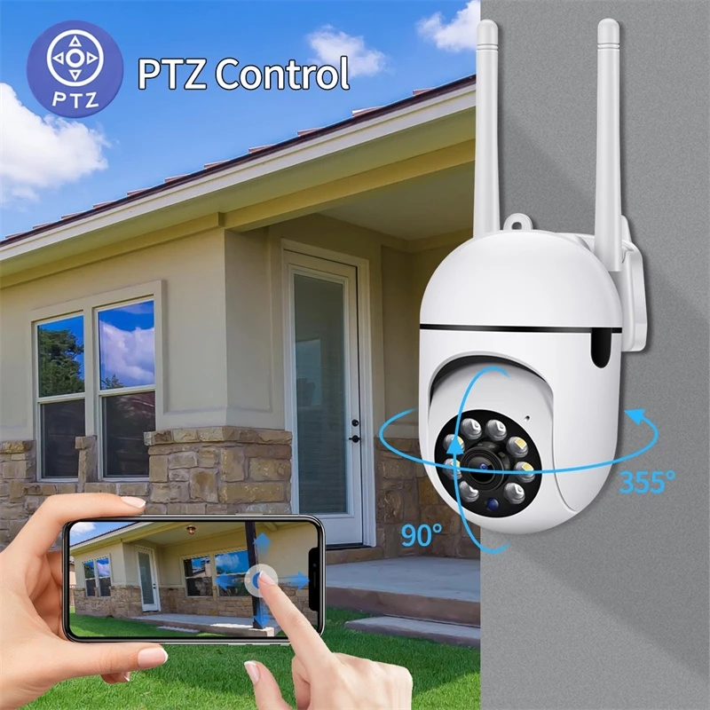 Advanced 5G WiFi IP Camera | HD 1080P | IR Night Vision | Outdoor Wireless Surveillance Cam with AI Human Tracking | Security Protection
