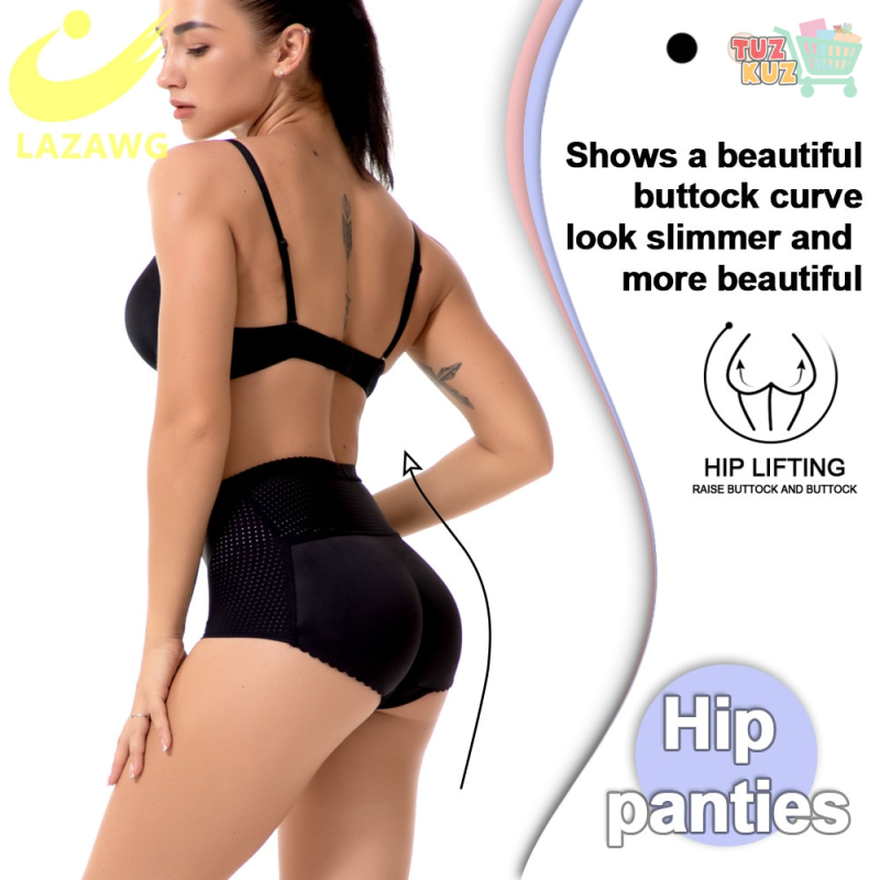 LAZAWG Women Control Panties with Pad