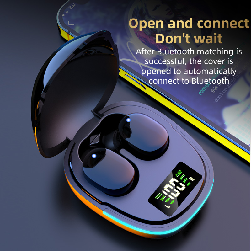 5.1 Bluetooth Outdoor Sport Earbuds with Touch Control & Power Display