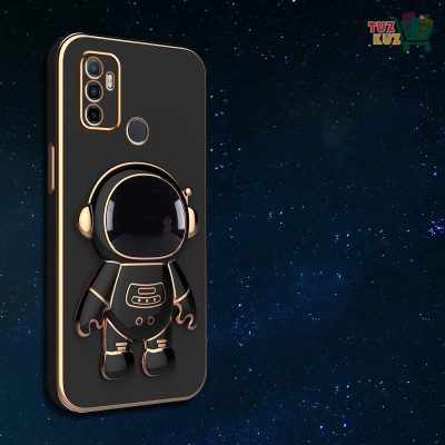 Get the Stylish Astronaut Bracket Plating Phone Holder Case for OPPO A32 A53 A33 A5 A9 A8 2020 A72 A54 A55 A73 A83 Coque Soft Back Cover
