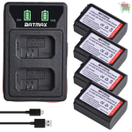 Battery + LED USB Dual Charger for Sony