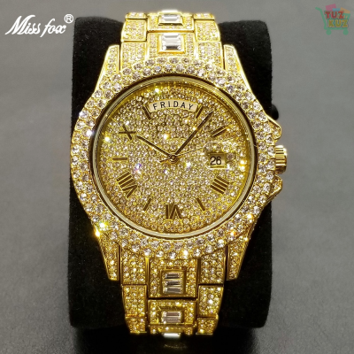 MISSFOX Iced Out Watch