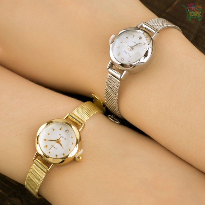 Watches Ladies Gold Casual Quartz Bracelet