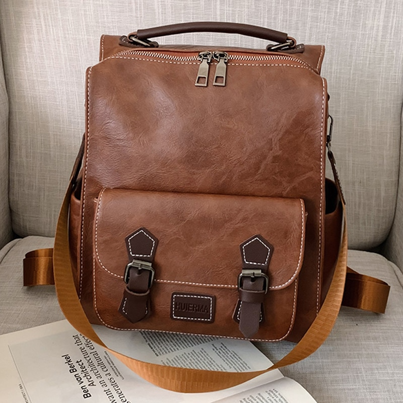 Women's Backpack Vintage Leather