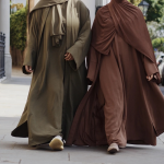 2 Piece Matching Muslim Sets Hijab Dress Plain
