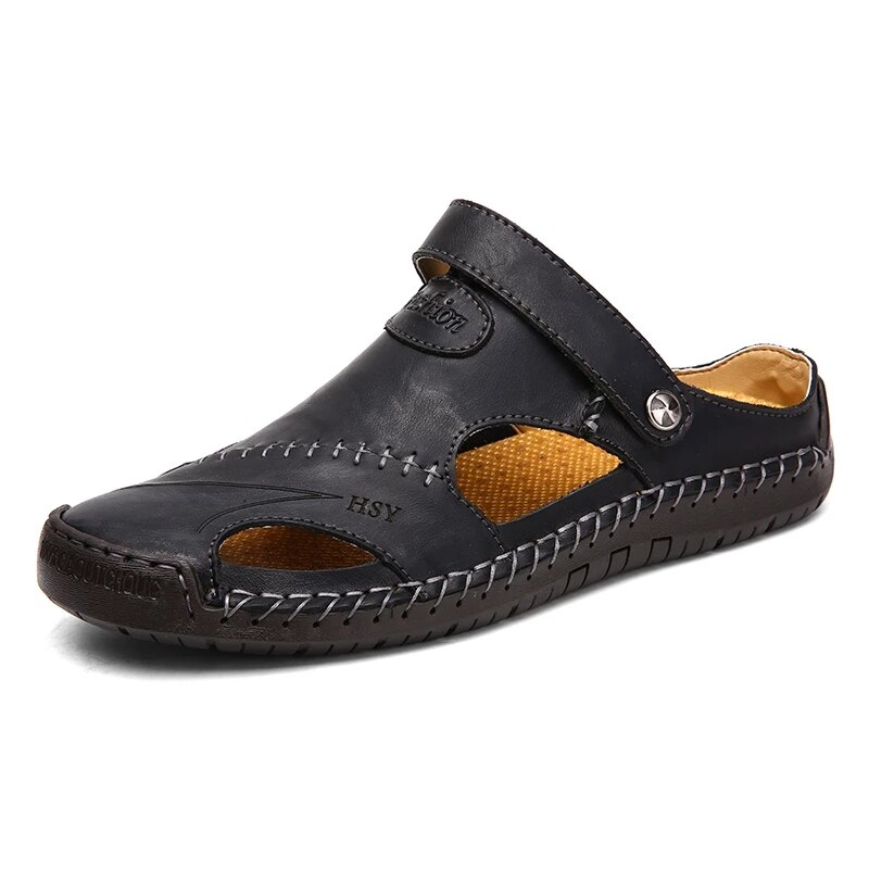 Genuine Leather Slippers For Men