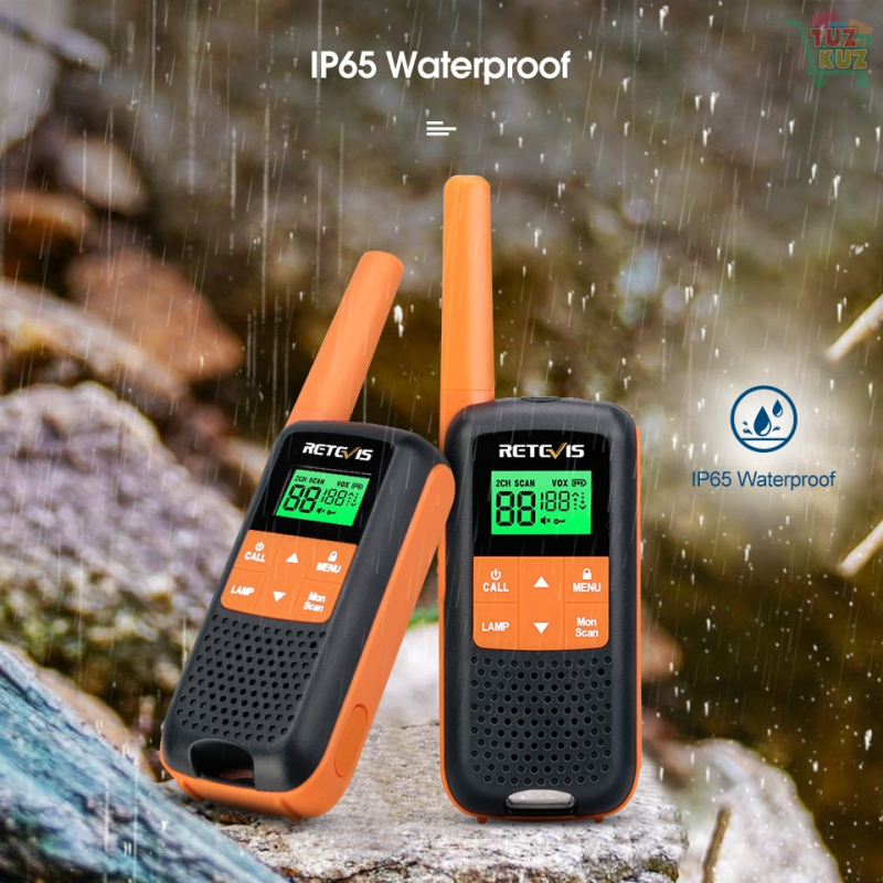 Retevis Walkie Talkie Waterproof PMR 446 RT649 2 pcs