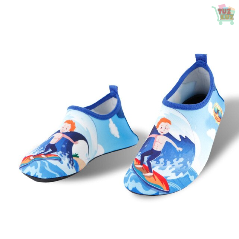 Children beach shoes 2022 boys girls aqua shoes water surfing