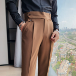 Business Casual Suit Pants Men