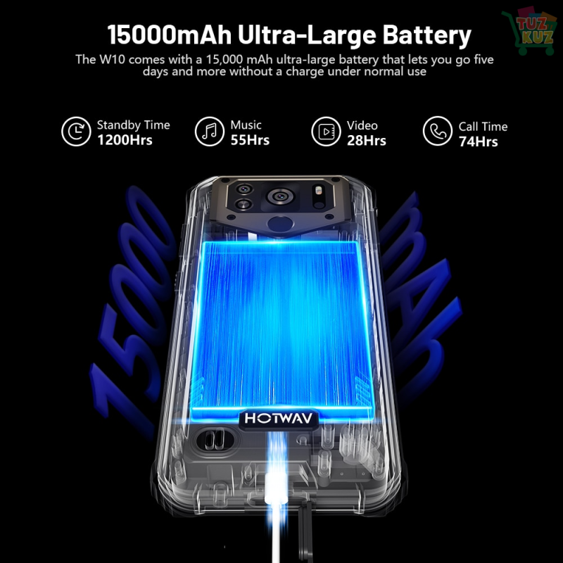 HOTWAV Rugged Large Battery Smartphone