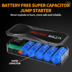 UTRAI Super Capacitor Car Jump Starter Super Safe Battery