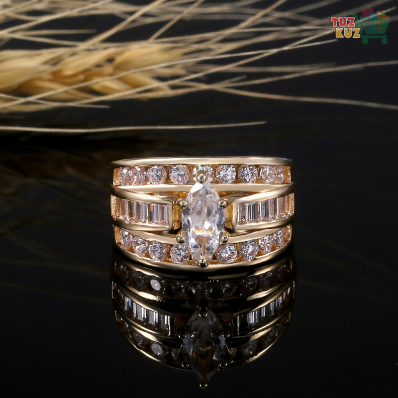 1 Carat Diamond Multi Gold Ring for Women