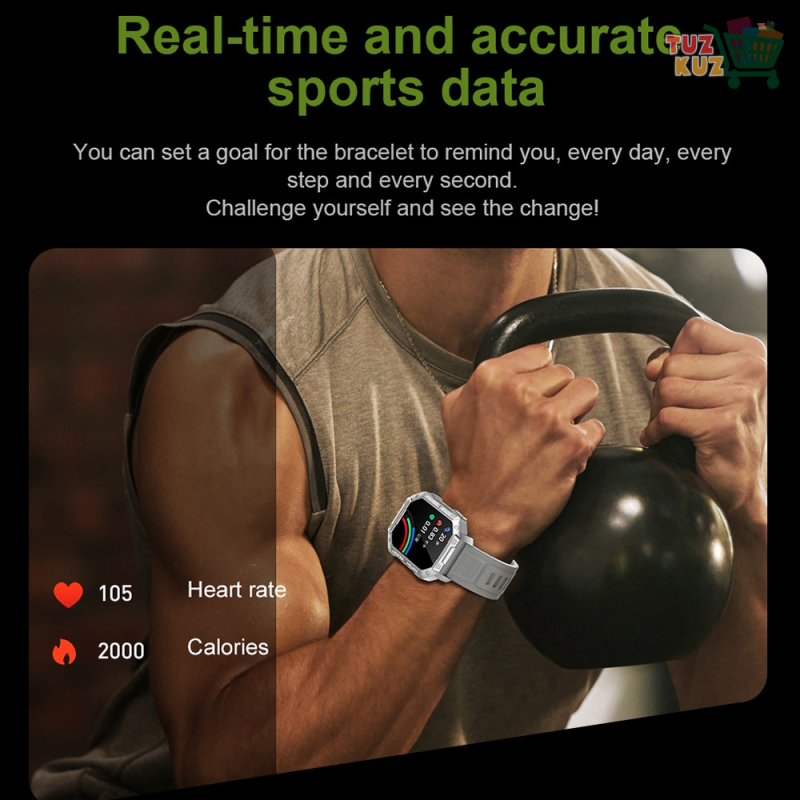 Pedometer Sports Fitness Tracker Bluetooth Call Waterproof SmartWatch