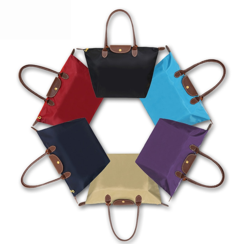 Female Portable Foldable Dumplings Handbag