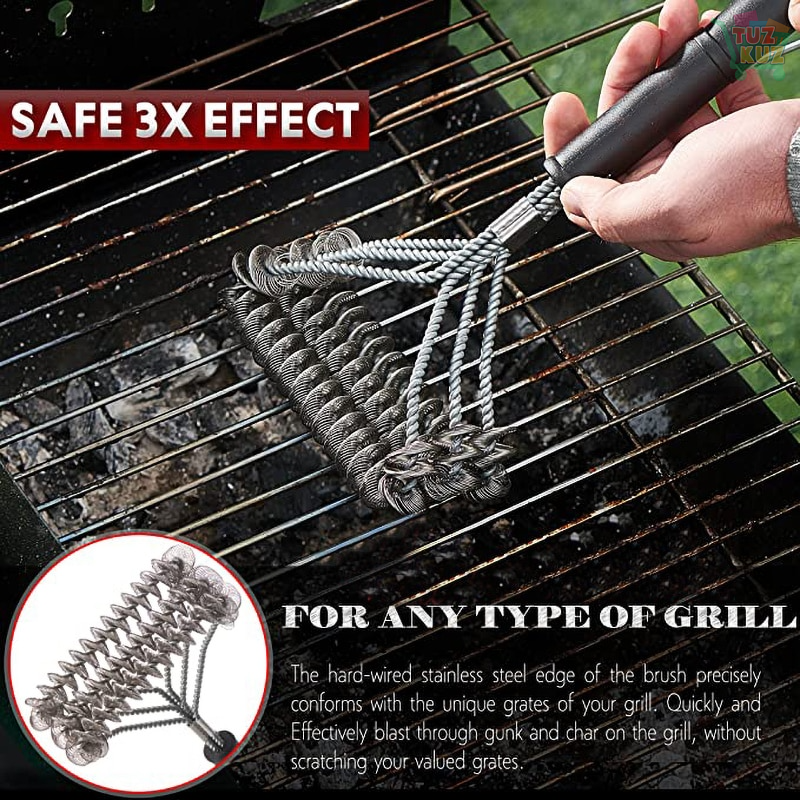 Barbecue Kit Cleaning Brush Stainless Steel