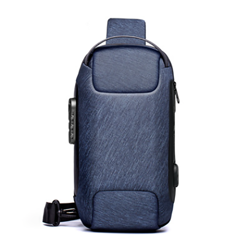 Men's Waterproof USB Oxford Crossbody Bag