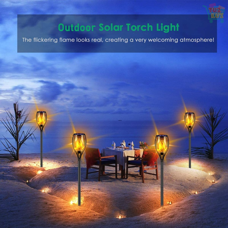 LED Outdoor Solar Torch Lights