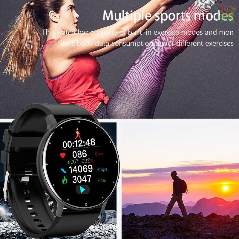 Full Touch Screen Sport Fitness Watch Bluetooth
