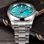 PAGANI DESIGN Green Glass Men's Mechanical Watches
