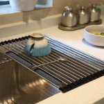 Foldable Stainless Steel Dish Drainer