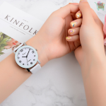 Quartz Watches For Women Luxury White Bracelet