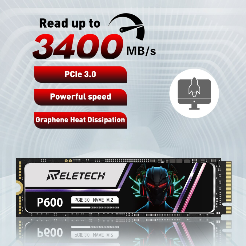 Reletech P600 M2 NVMe SSD: Lightning Fast Storage for Laptop & Desktop
